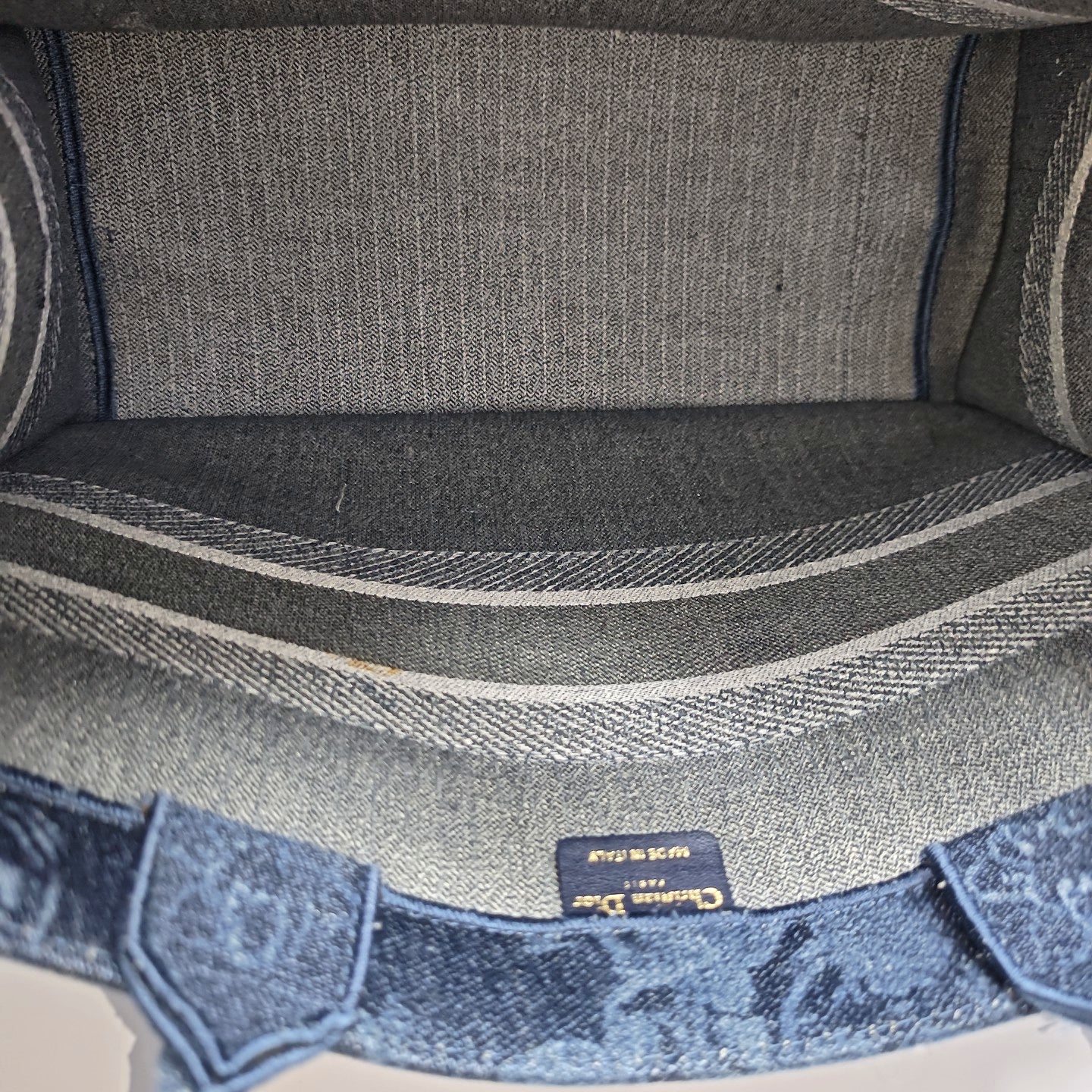 Book Tote Small Denim Blue