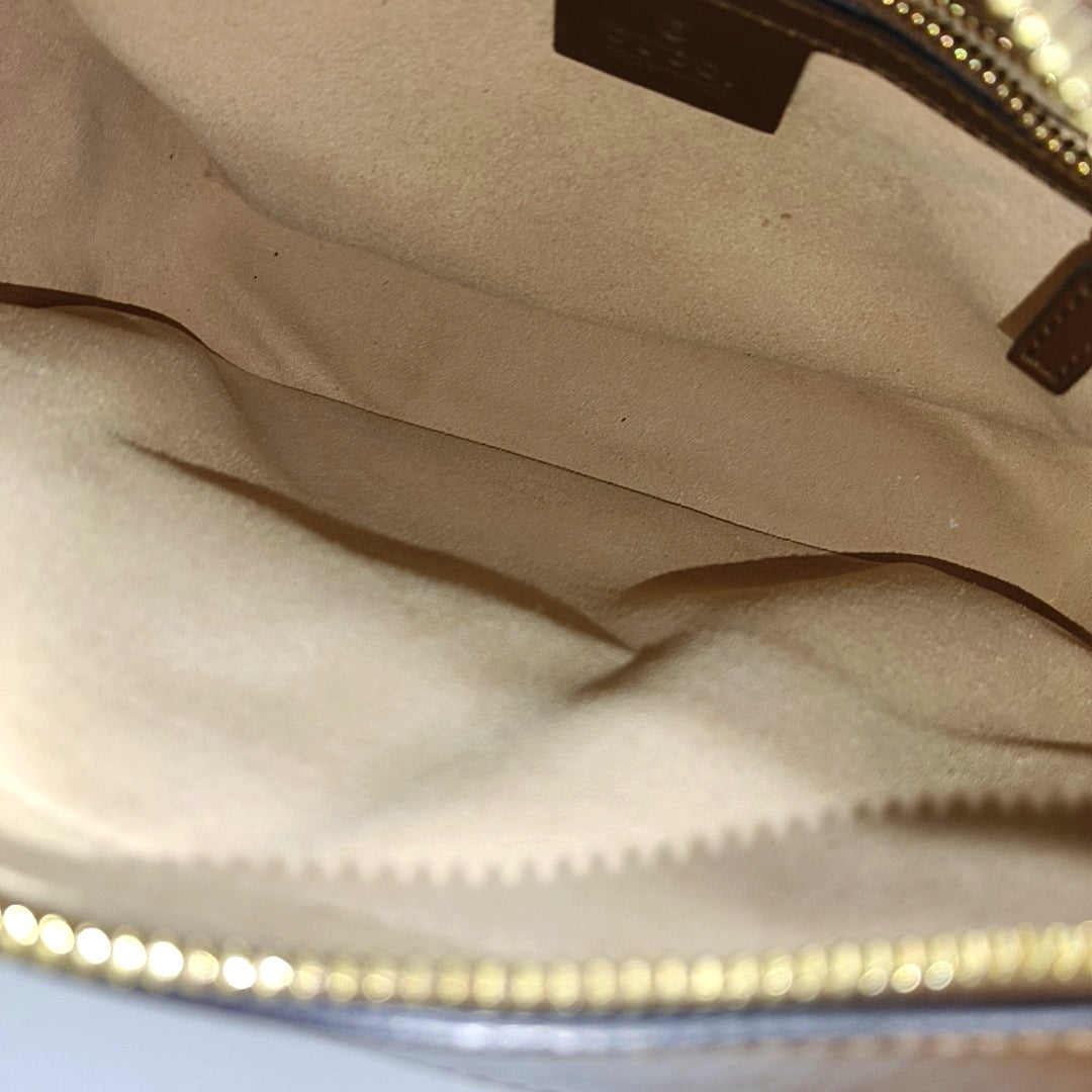 Horsebit 1955 Pequeño Lona Revestida Beige