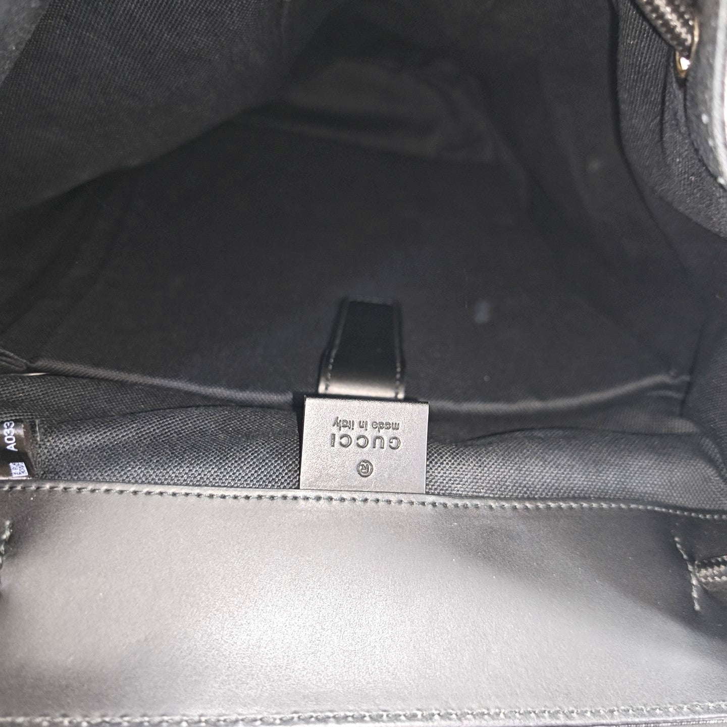 GG Supreme Monogram Coated Canvas Black