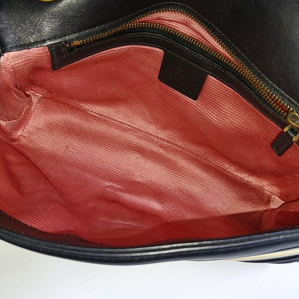 Authenticated pre-owned  GG Marmont Medium Quilted Calfskin Multicolor - Crossbody Bag at Looply