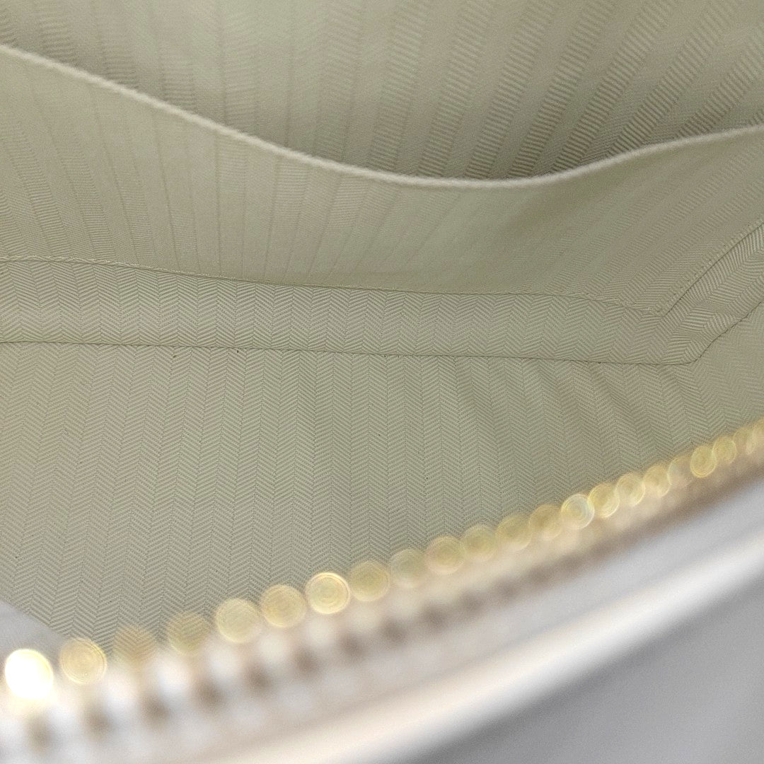Puzzle Small Calfskin White
