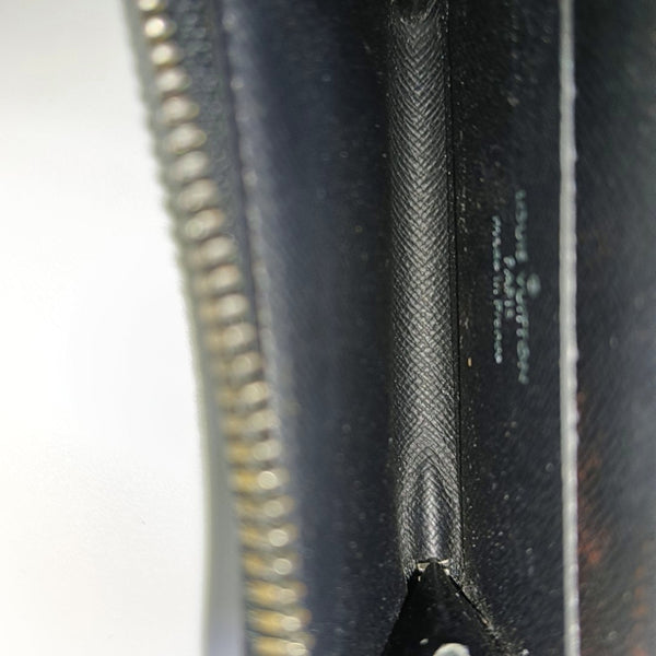 ZIPPY Monogram Coated Canvas Black Wallet