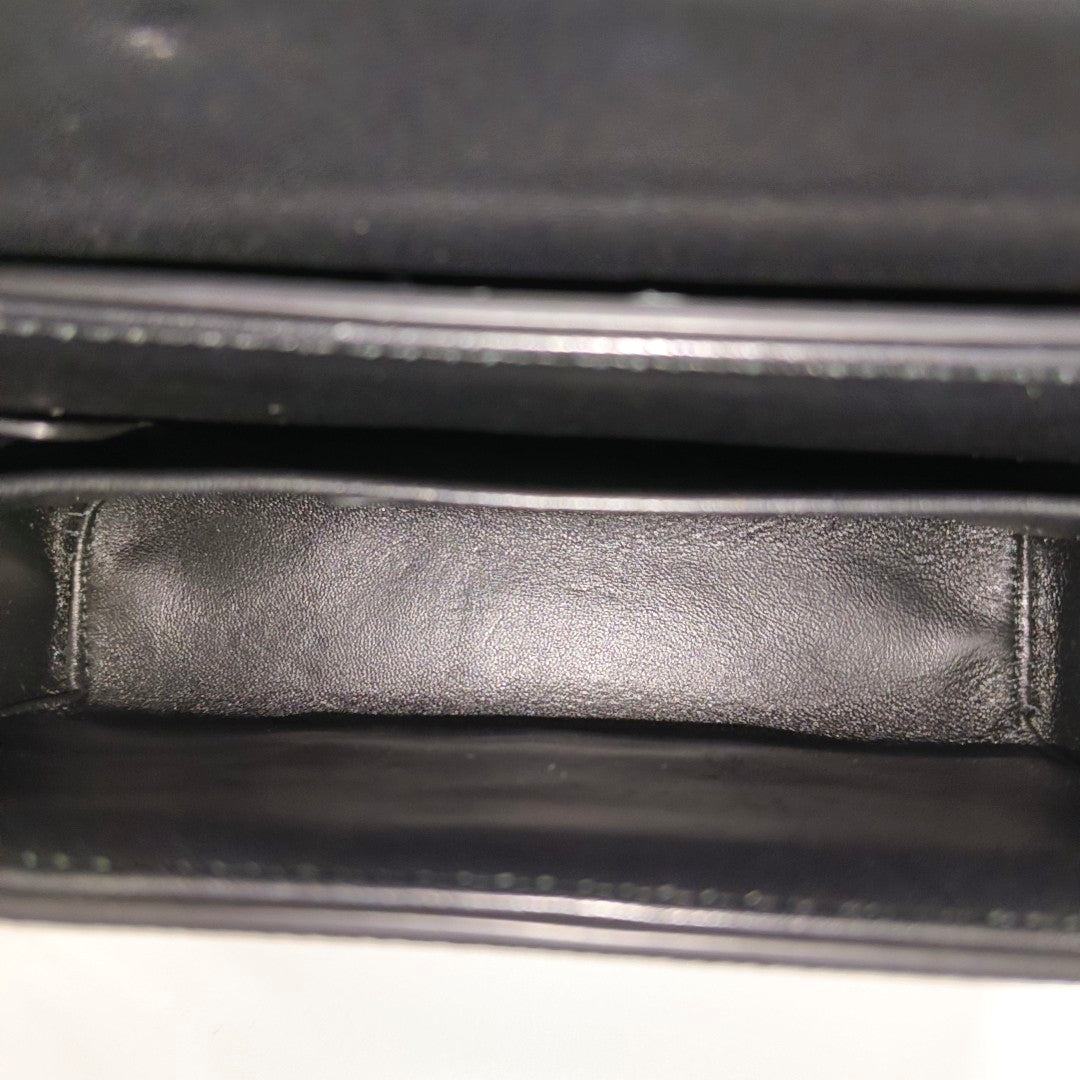 30 Montaigne Mini Calfskin Black