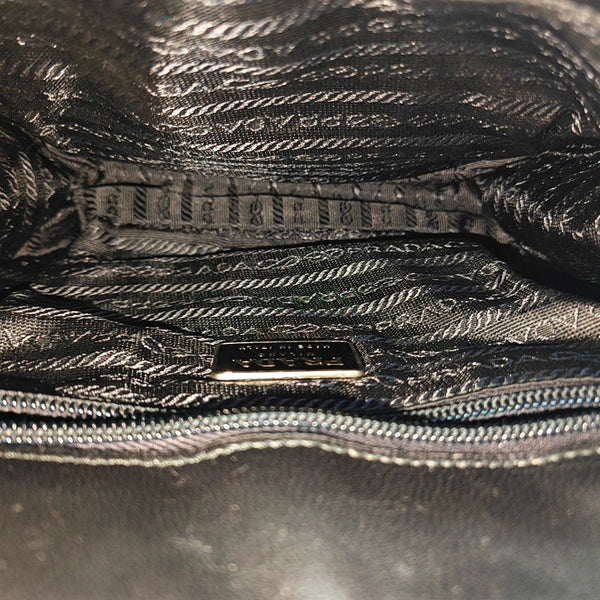 Nylon Shoulder Bag Black