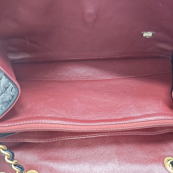 Quilted Calfskin Shoulder Bag Black