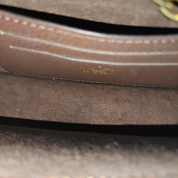 Lily Monogram Coated Canvas Brown