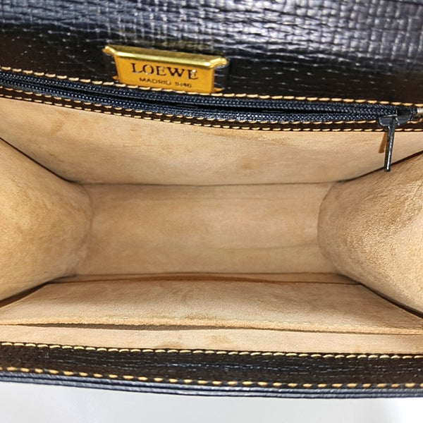 Calfskin Shoulder Bag Black