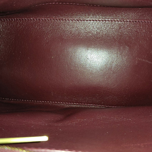 Downtown Small Calfskin Red