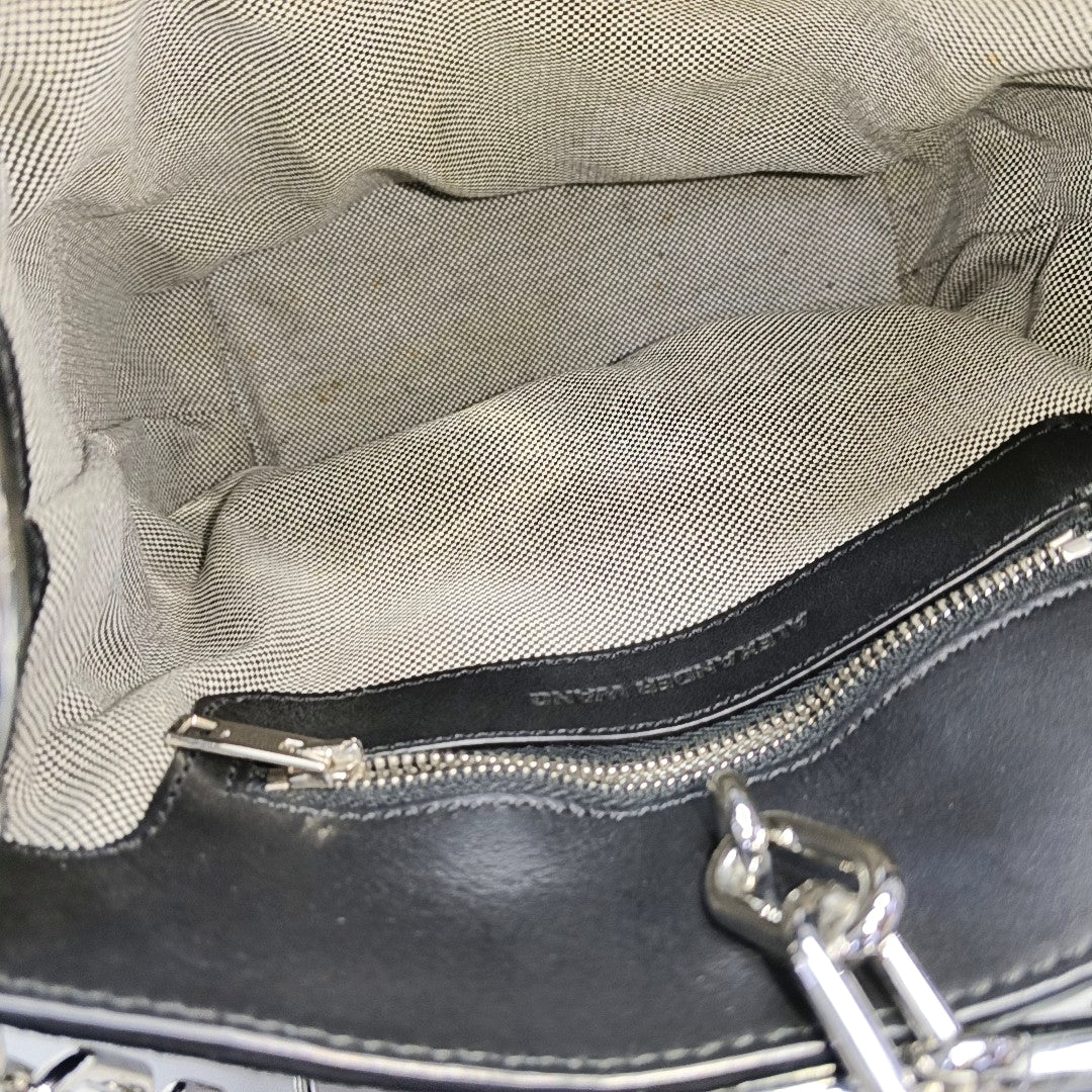 Suede Shoulder Bag Black