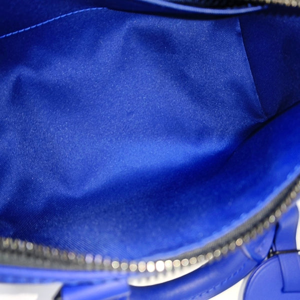 KEEPALL Monogram Calfskin Blue