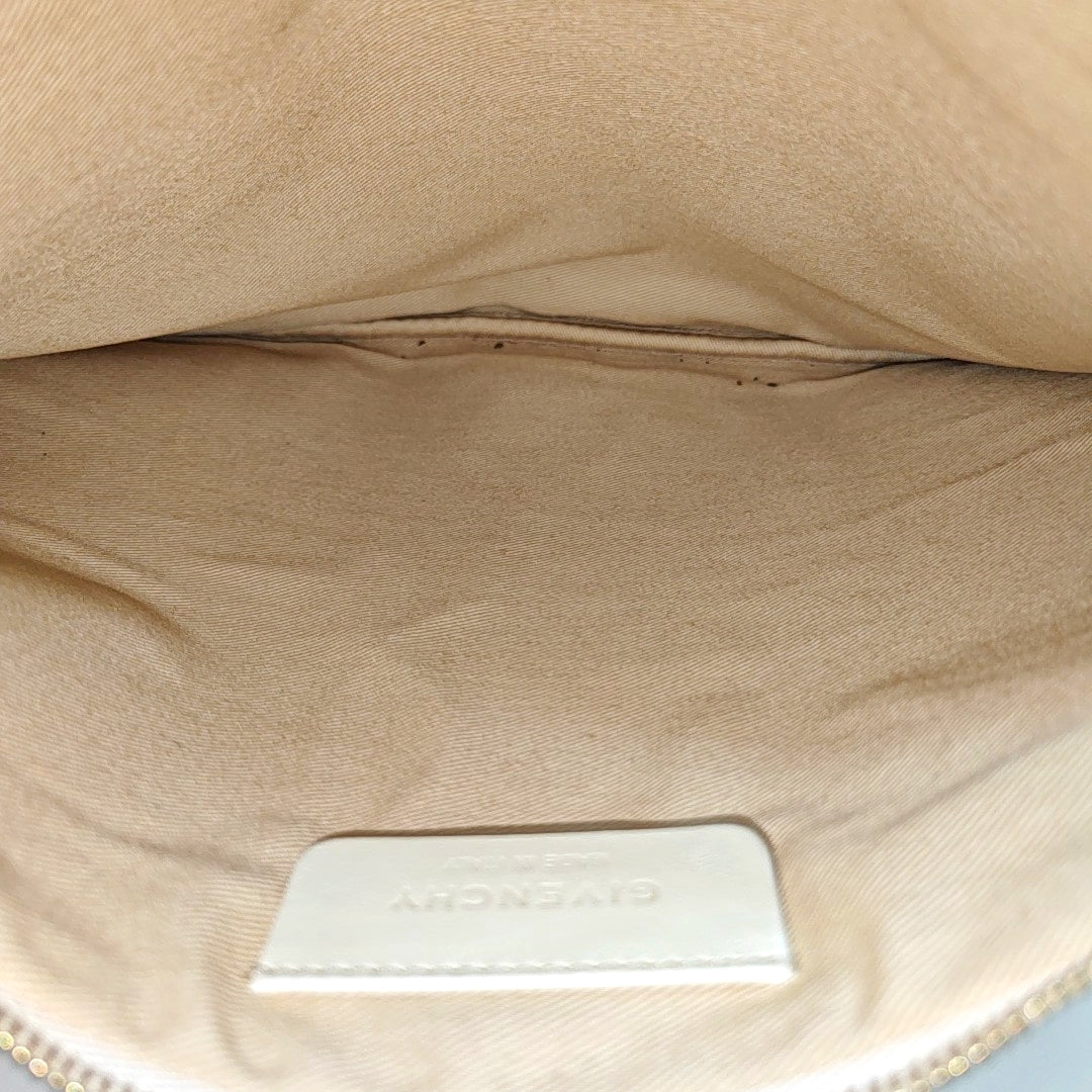 Canvas Clutch White