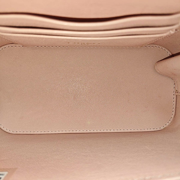 VANITY CASE Small Quilted Lambskin Pink