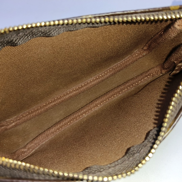 ACCESSOIRES Mini Monogram Coated Canvas Brown