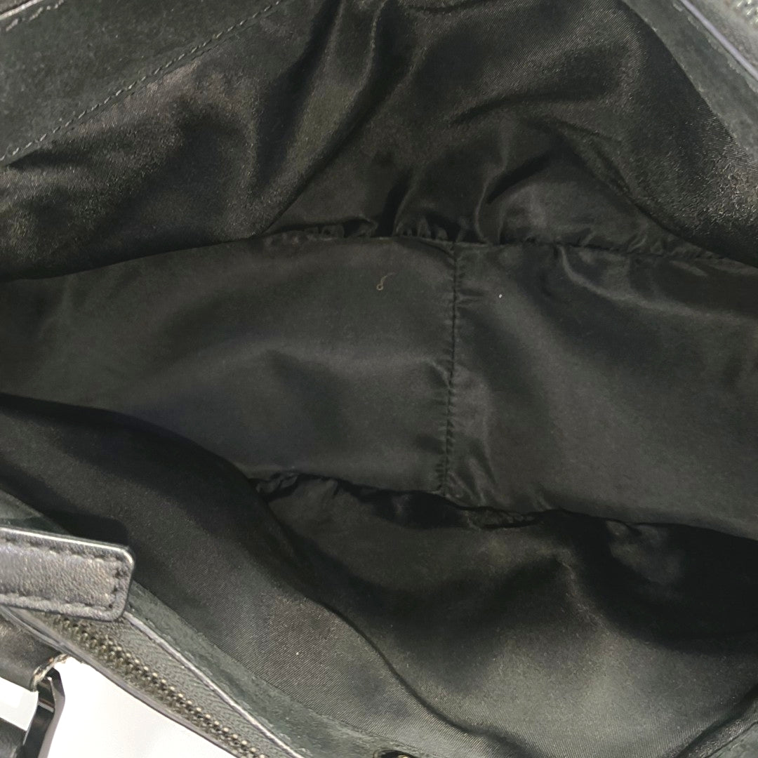 Nylon Shoulder Bag Black