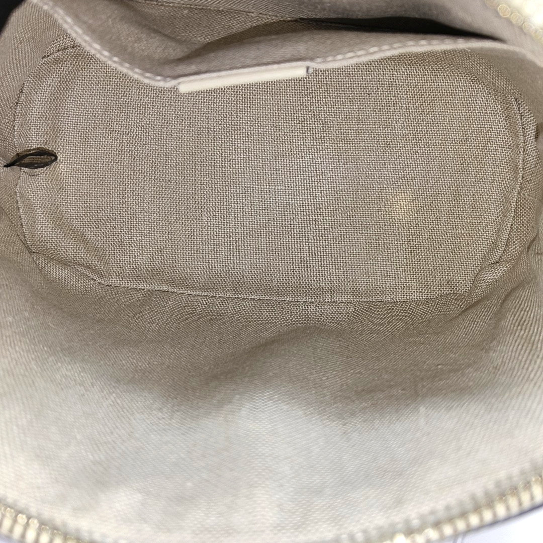 Microguccissima Monogram Calfskin Beige