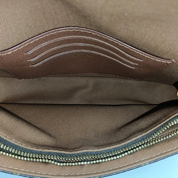 IVY Monogram Coated Canvas Brown