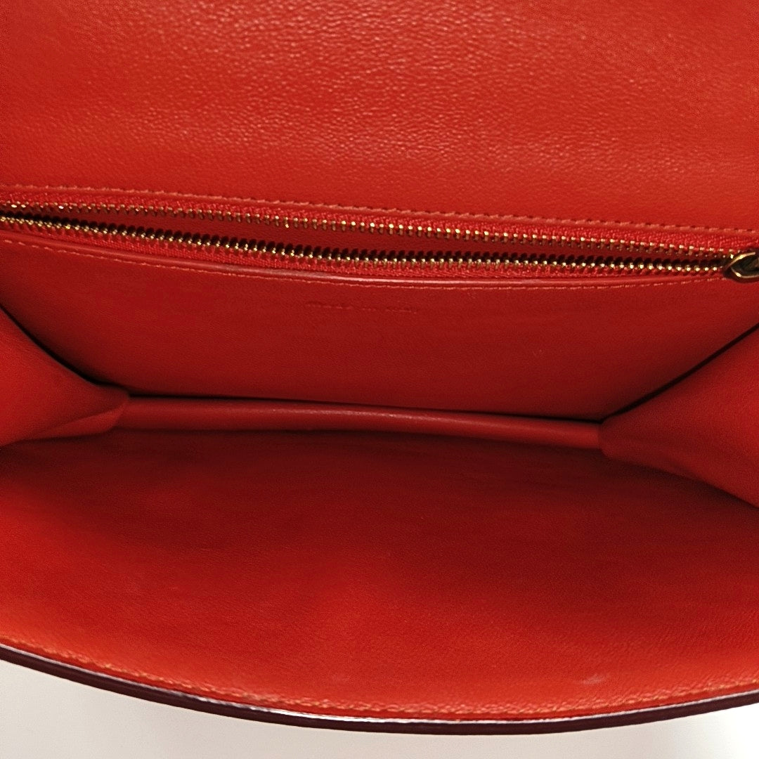 SYMMETRICAL Calfskin Red