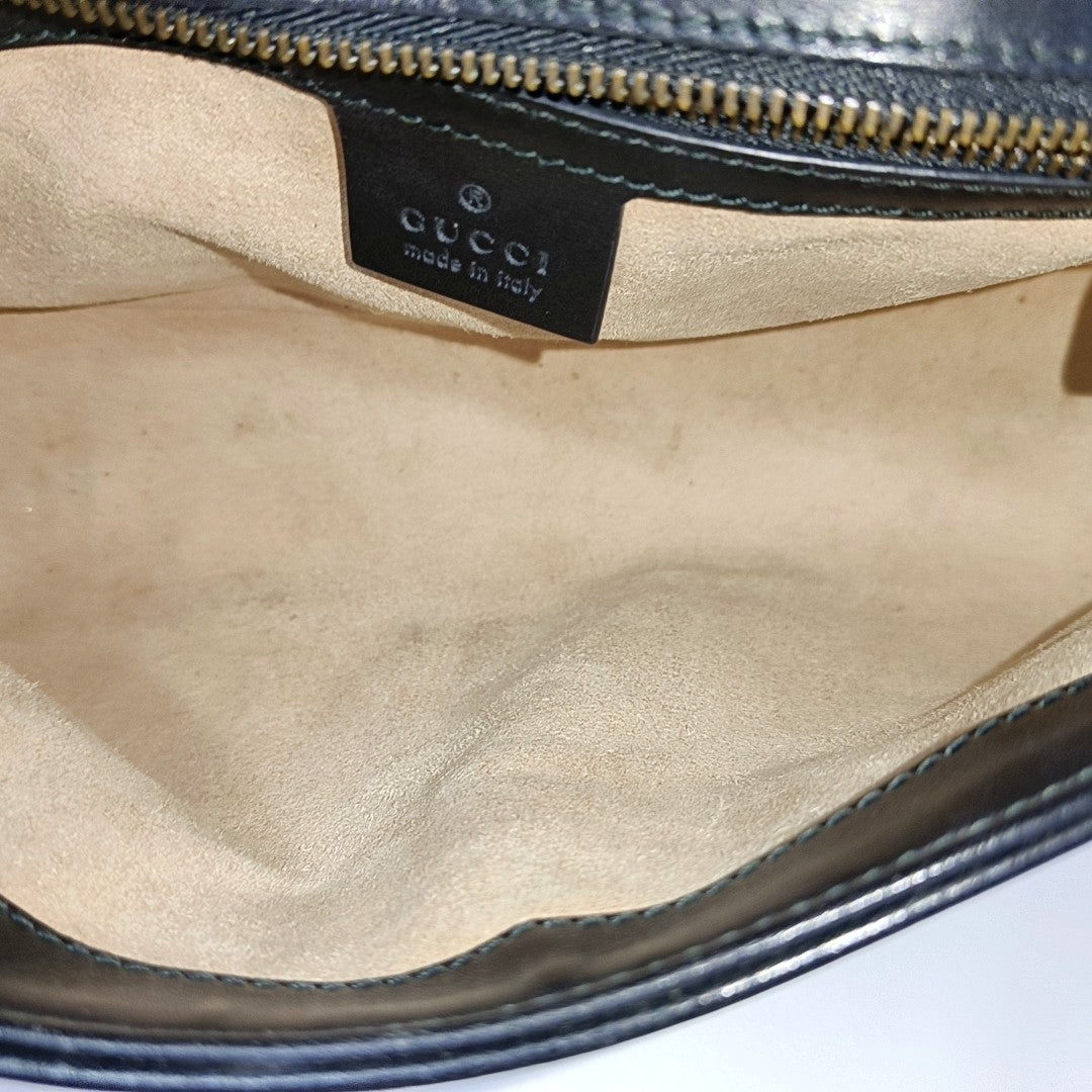 GG Marmont Small Quilted Calfskin Black