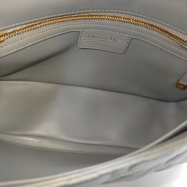 Dior Caro Medium Cannage Calfskin Gray