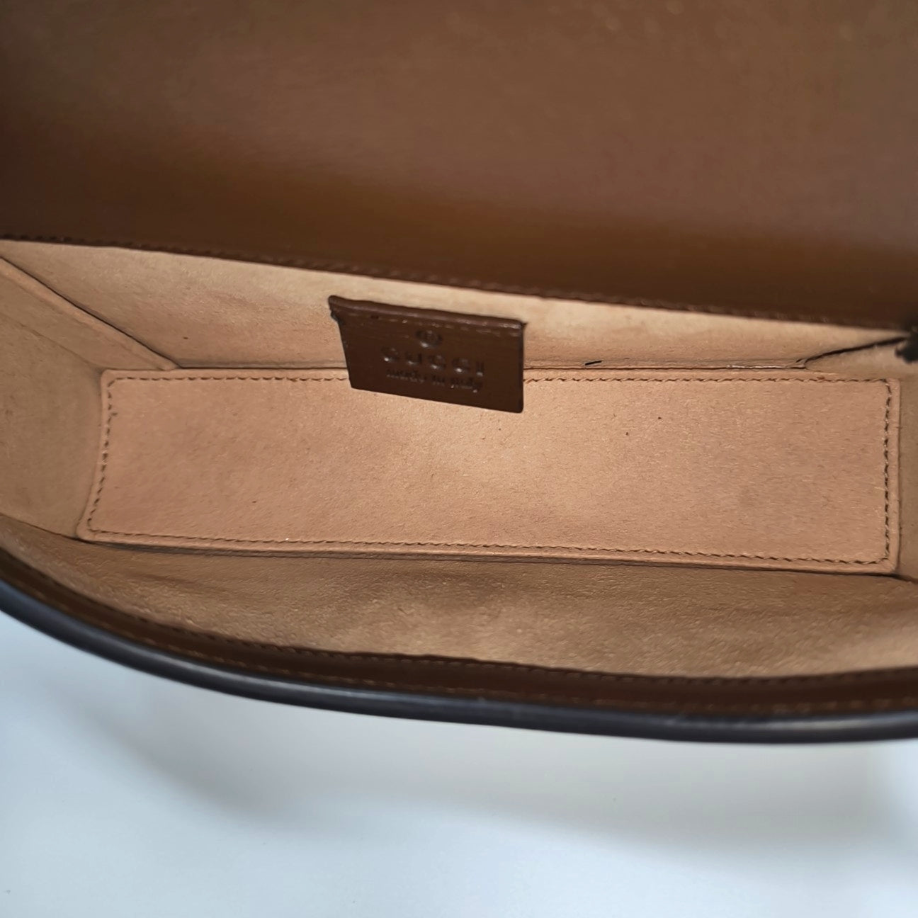 Horsebit 1955 Mini Monogram Coated Canvas Beige