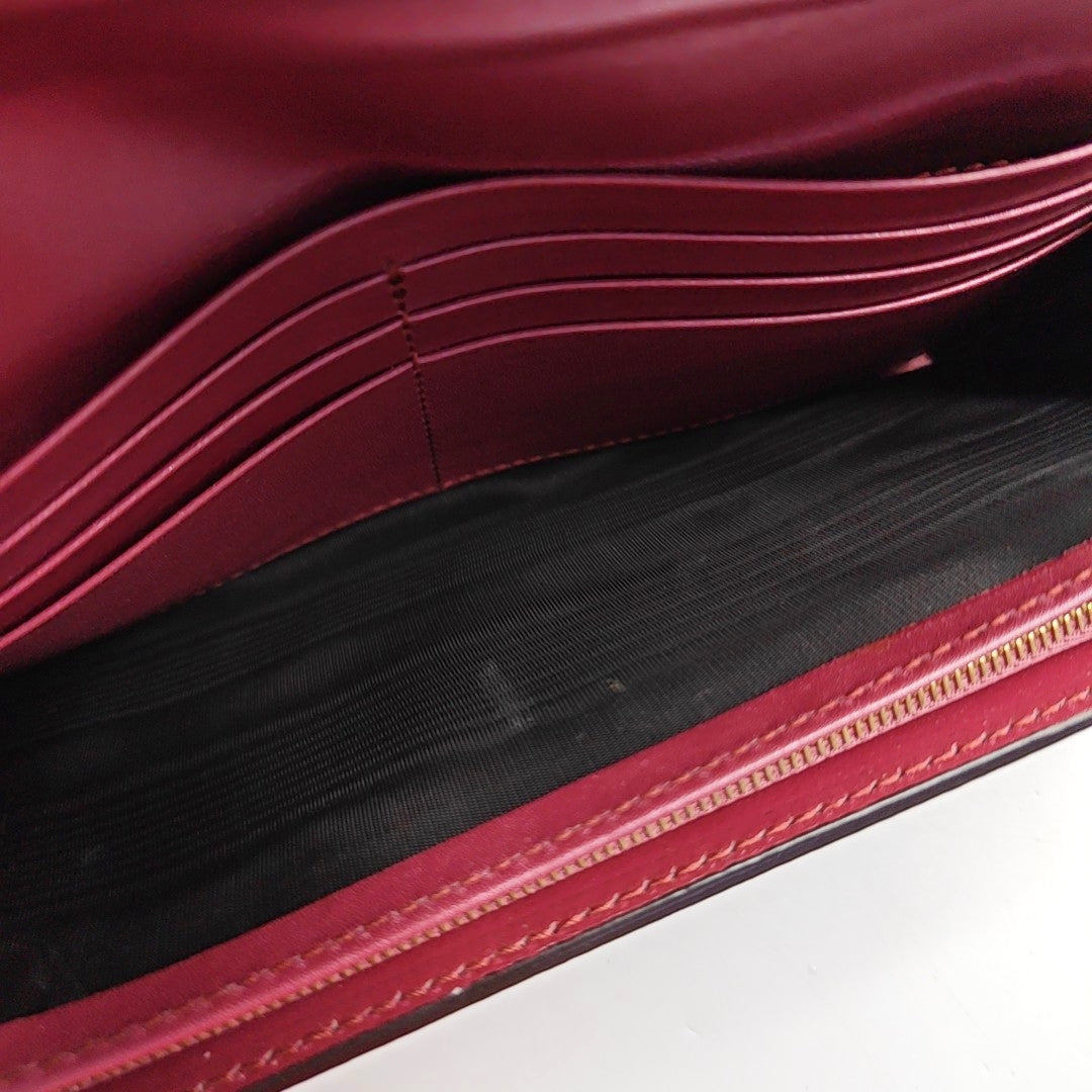 Monogram Patent Leather Wallet Pink