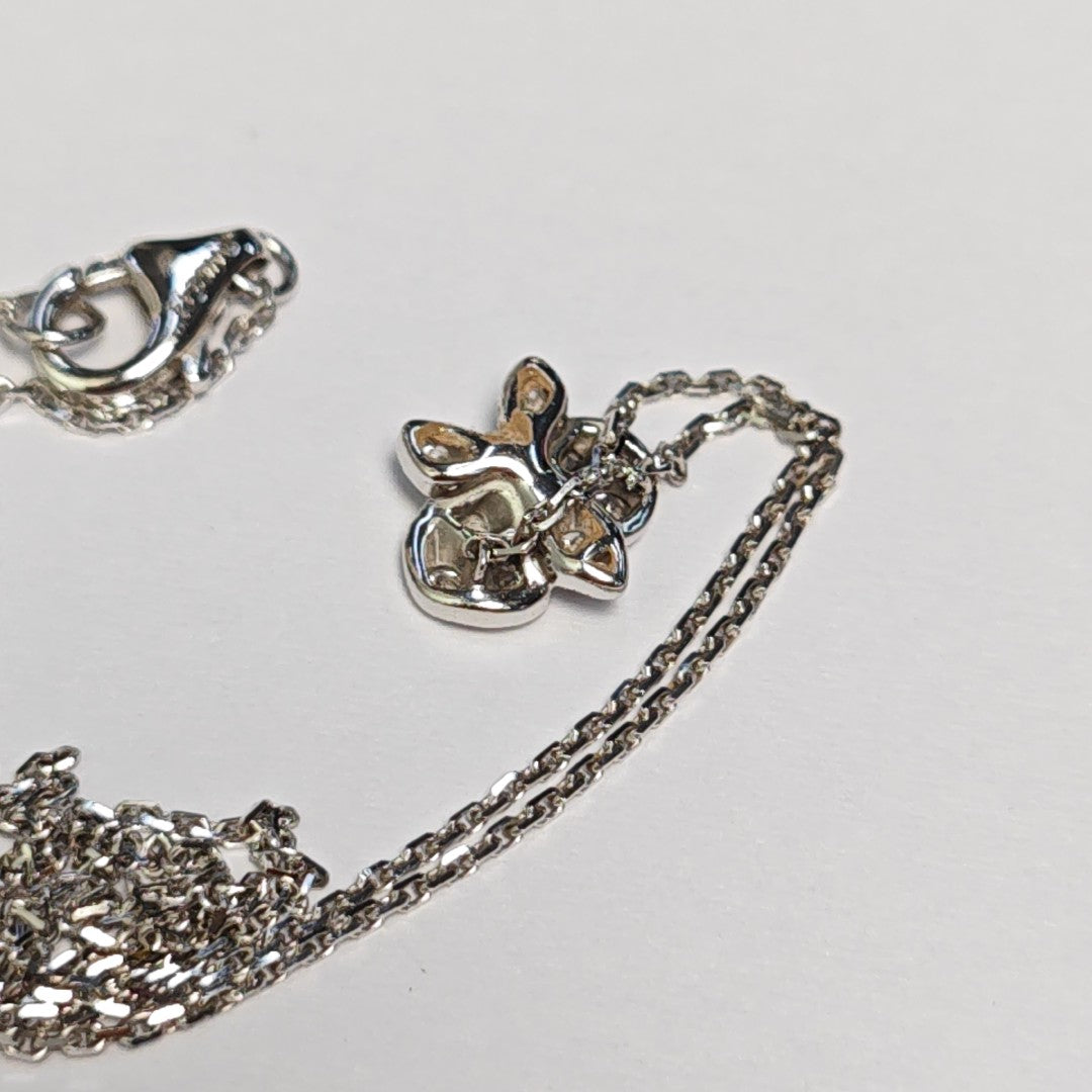 CARESSE D'ORCHIDÉES PAR CARTIER 18k White Gold Silver Necklace