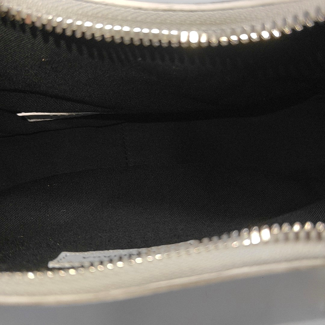 Le Cagole Mini Lambskin Silver