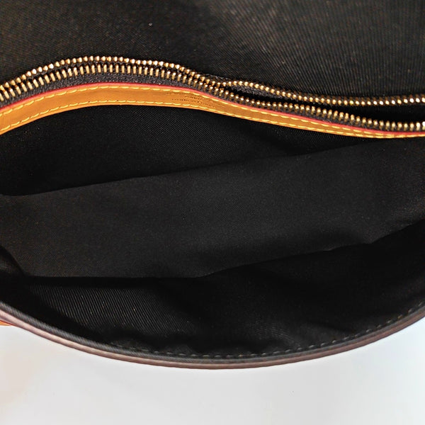 DIANE Monogram Coated Canvas Brown