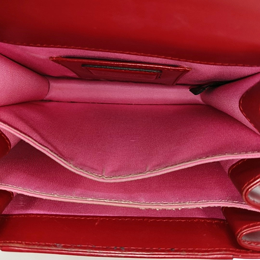 SERPENTI FOREVER Small Quilted Calfskin Red