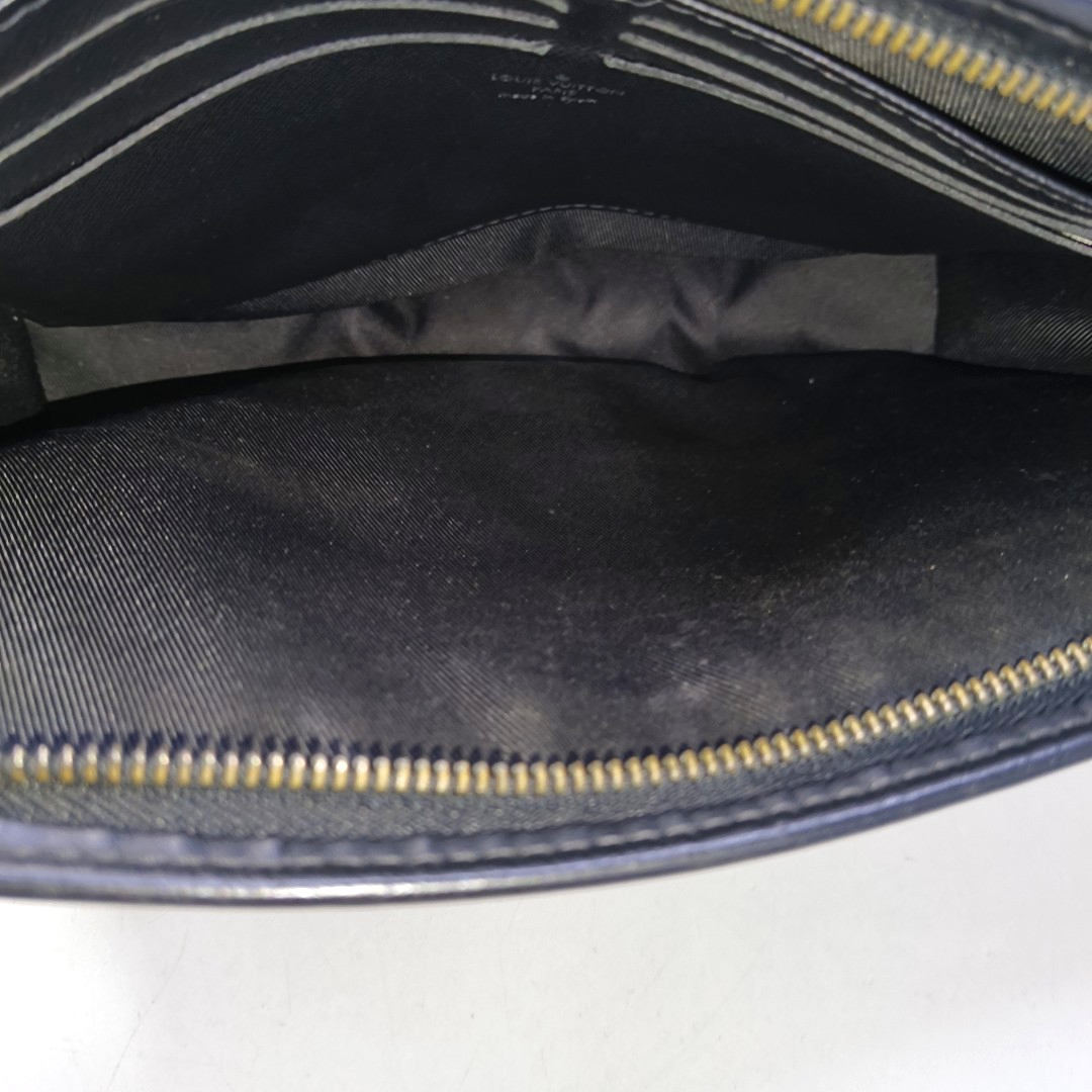 Pochette Voyag MM Monogram Coated Canvas Black