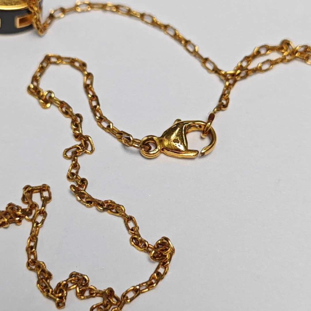 Pop H Metal Gold Necklace
