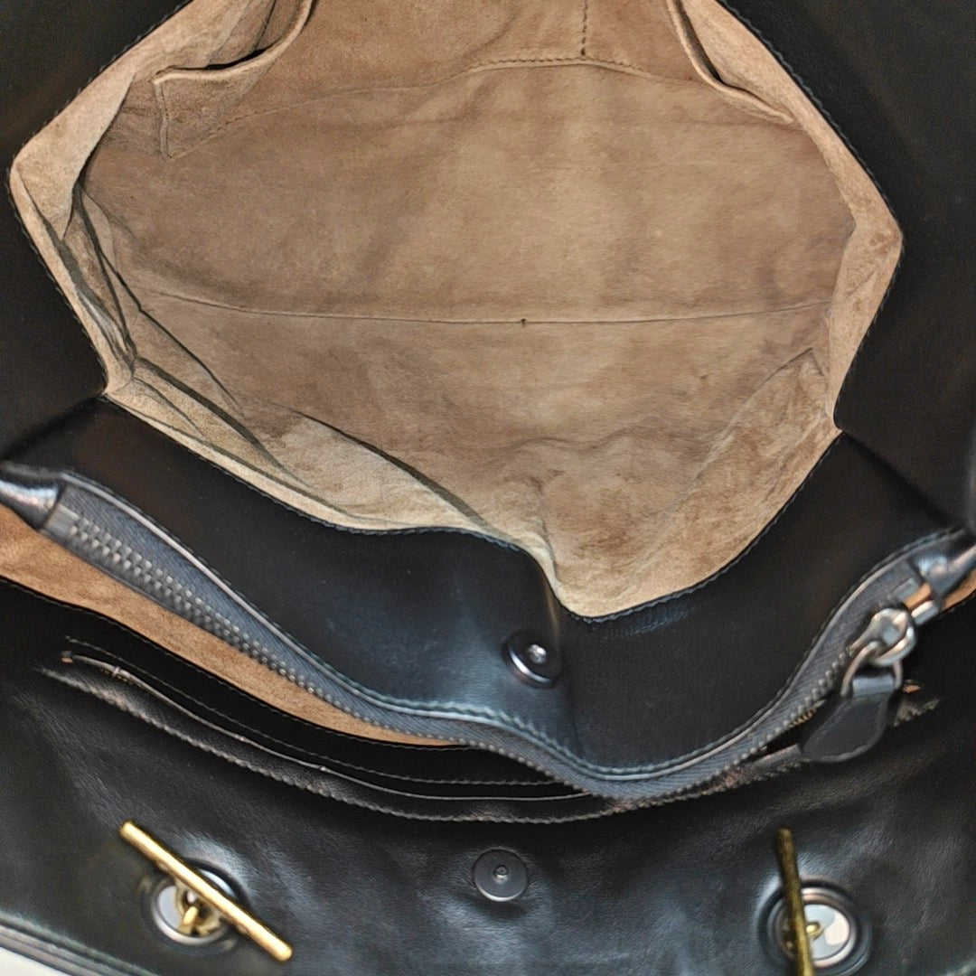 Tote Lambskin Black