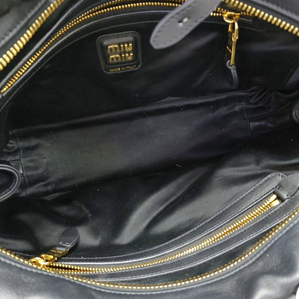 Beau Large Calfskin Black