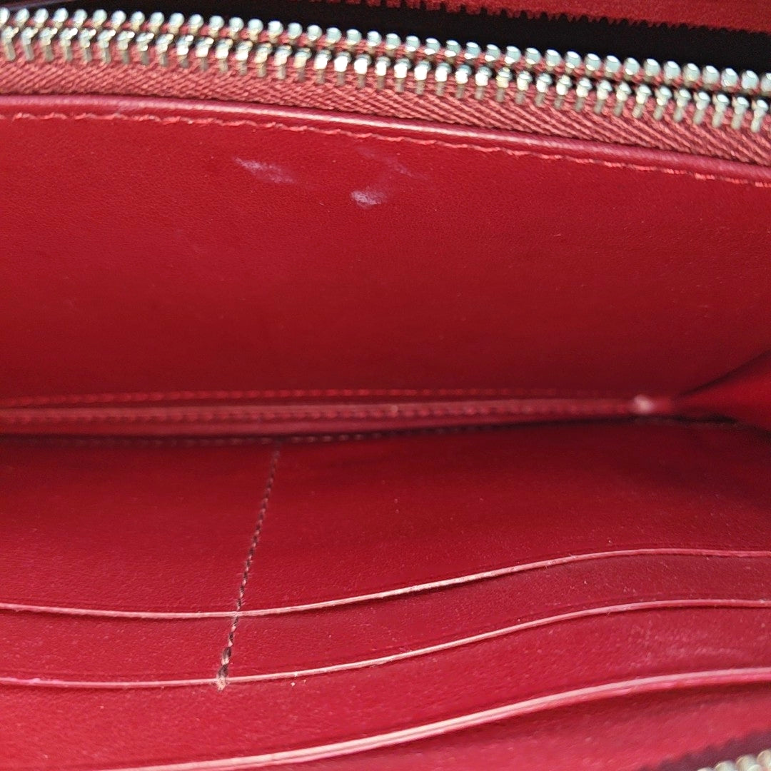 Calfskin Clutch Red