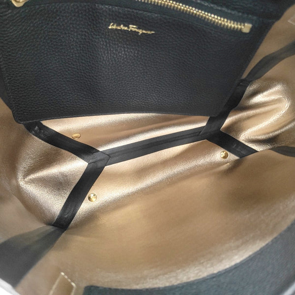 Calfskin Tote Bag Black
