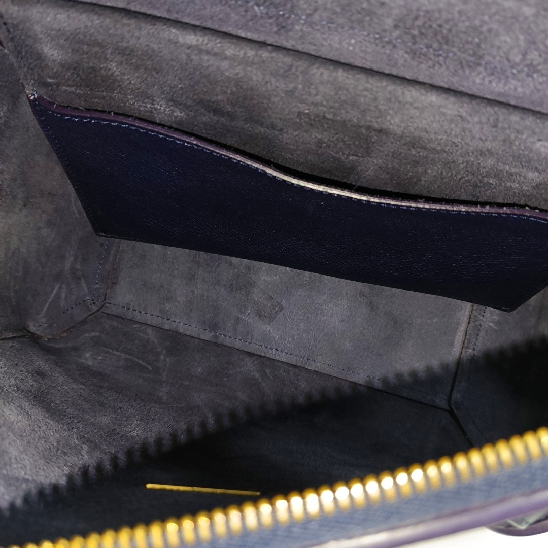 BELT Micro Calfskin Blue