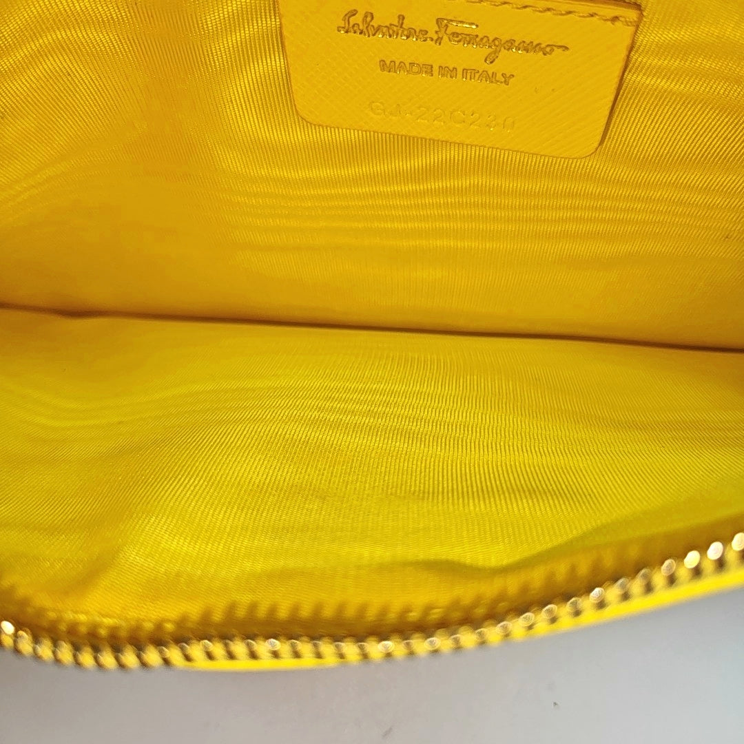 Gancini Calfskin Yellow