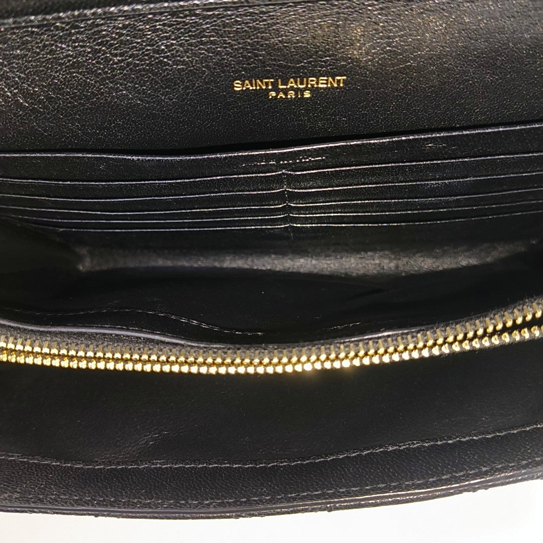 BECKY Quilted Calfskin Black