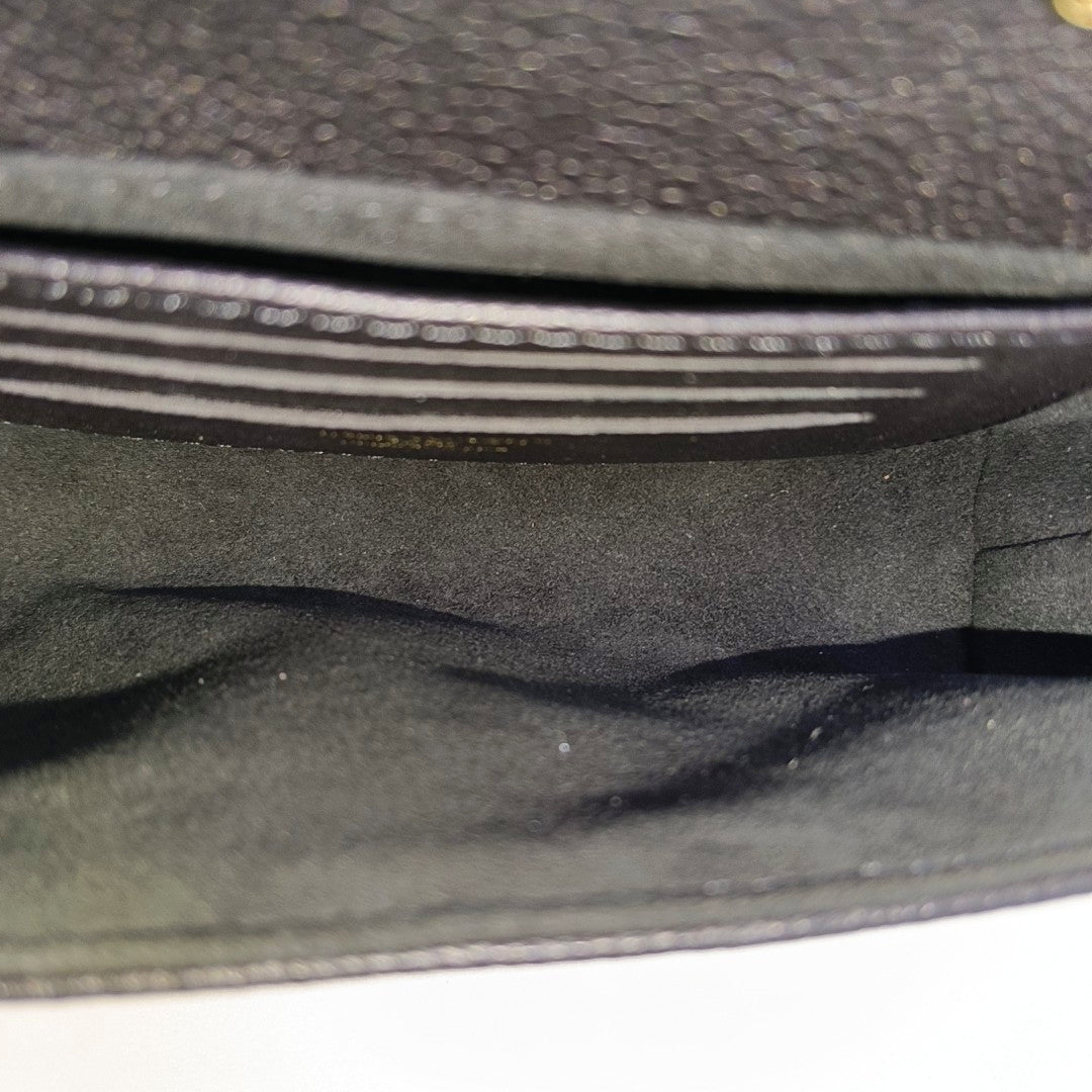 MADELEINE Nano Monogram Calfskin Black