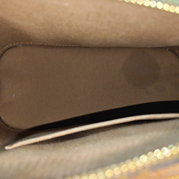 ALMA BB Monogram Coated Canvas Brown
