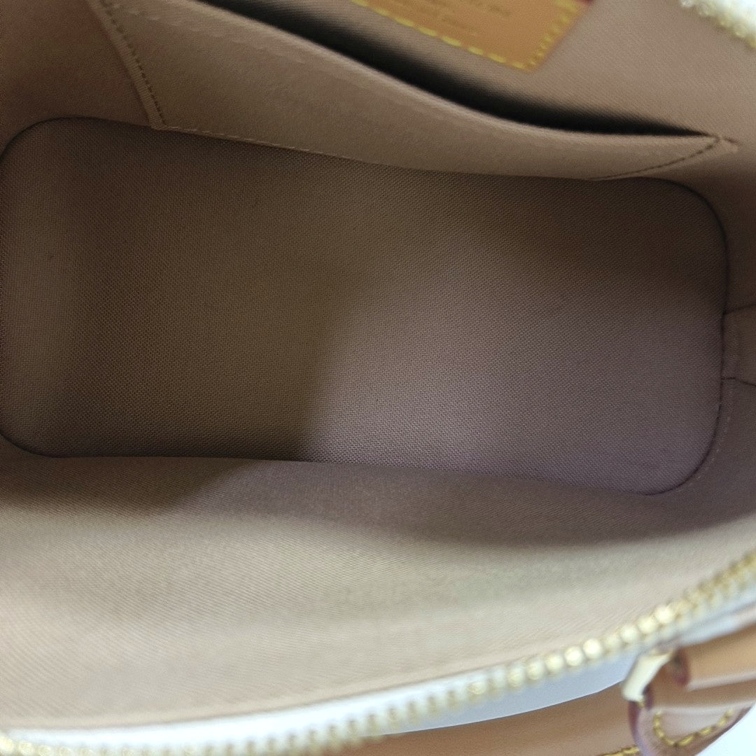 ALMA BB Monogram Coated Canvas White