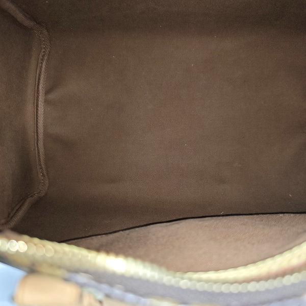 SPEEDY 30 Monogram Coated Canvas Brown