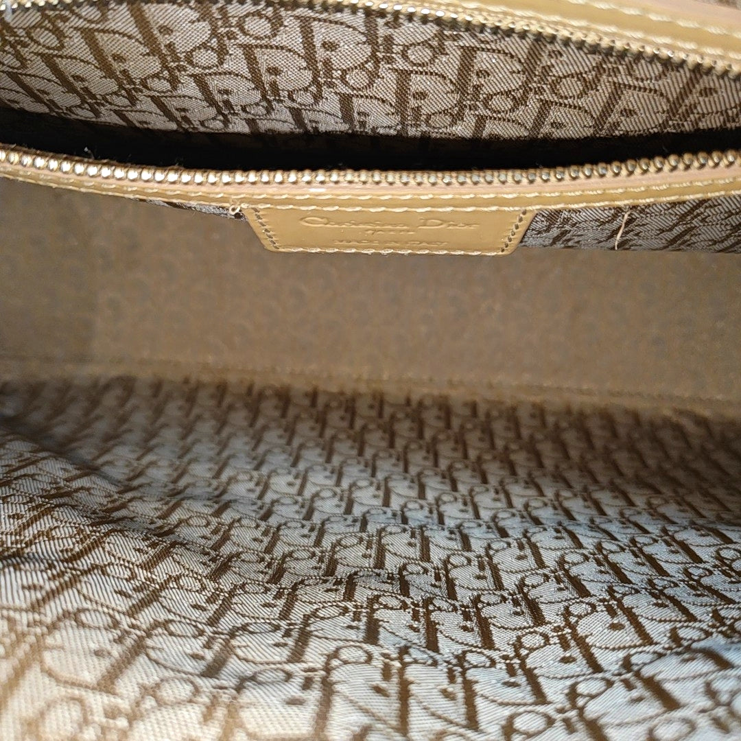 Lady Dior Large Cannage Lambskin Yellow
