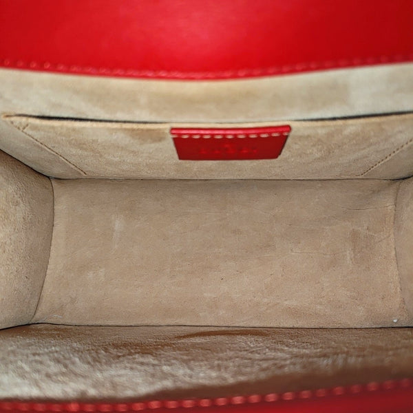 Sylvie Mini Calfskin Red
