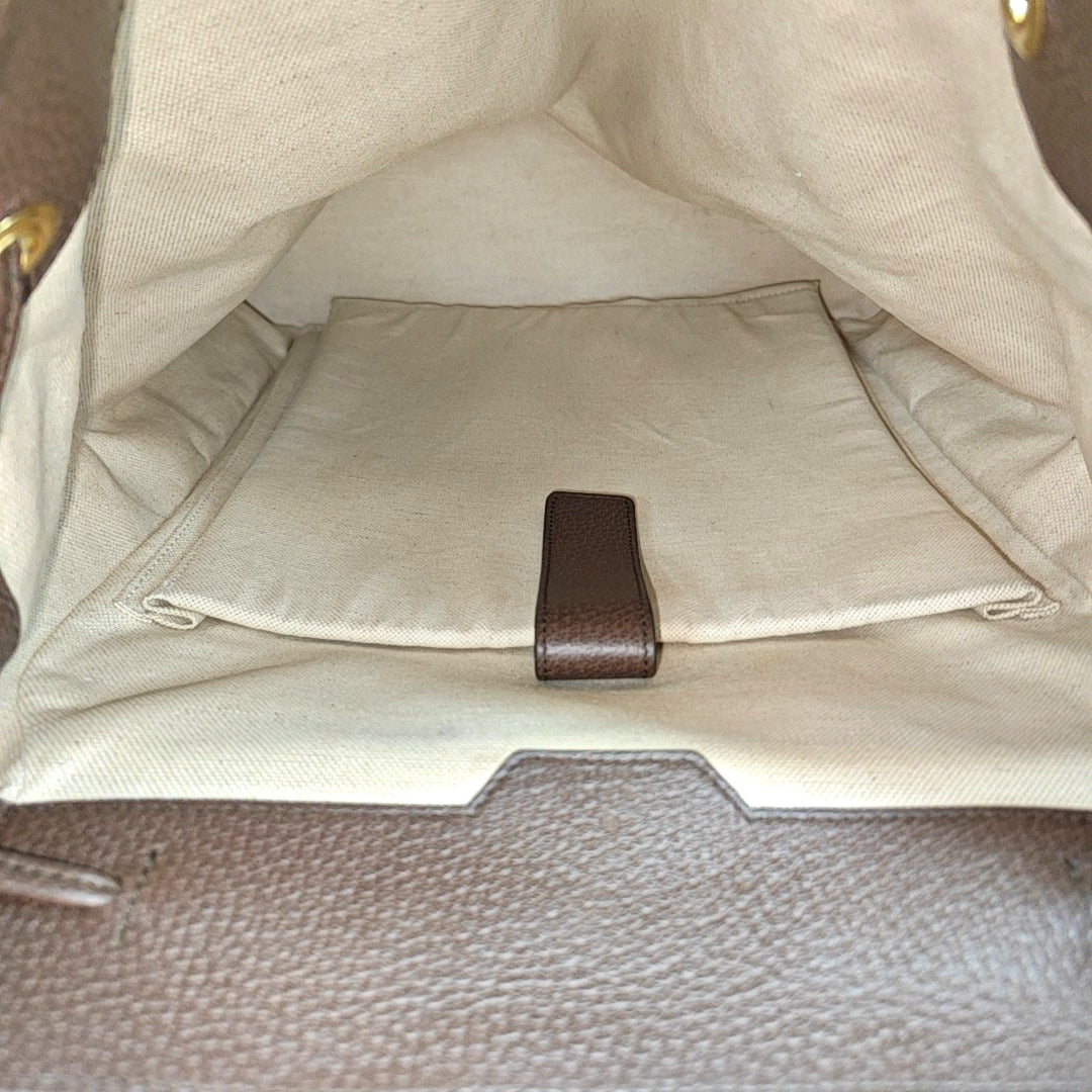 Monogram Canvas Backpack Beige