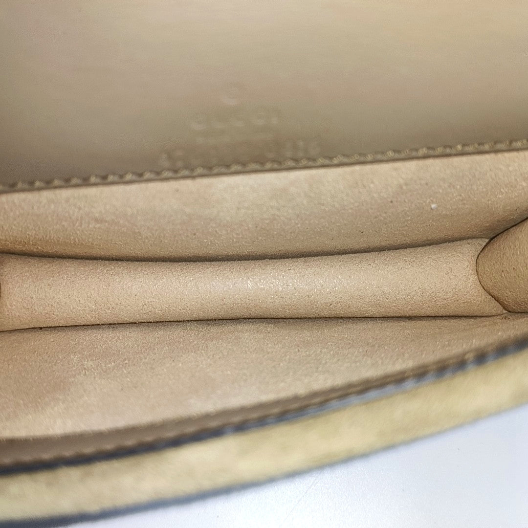 Dionysus Super Mini Monogram Coated Canvas Beige