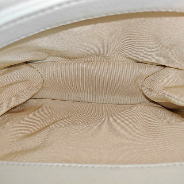 Quilted Calfskin Shoulder Bag White