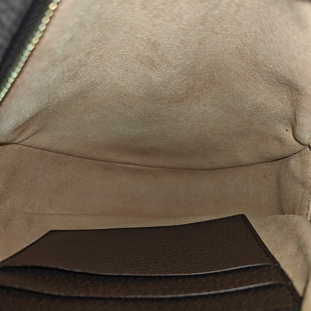 Ophidia Mini Monogram Coated Canvas Beige