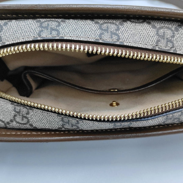 Bree Monogram Coated Canvas Beige