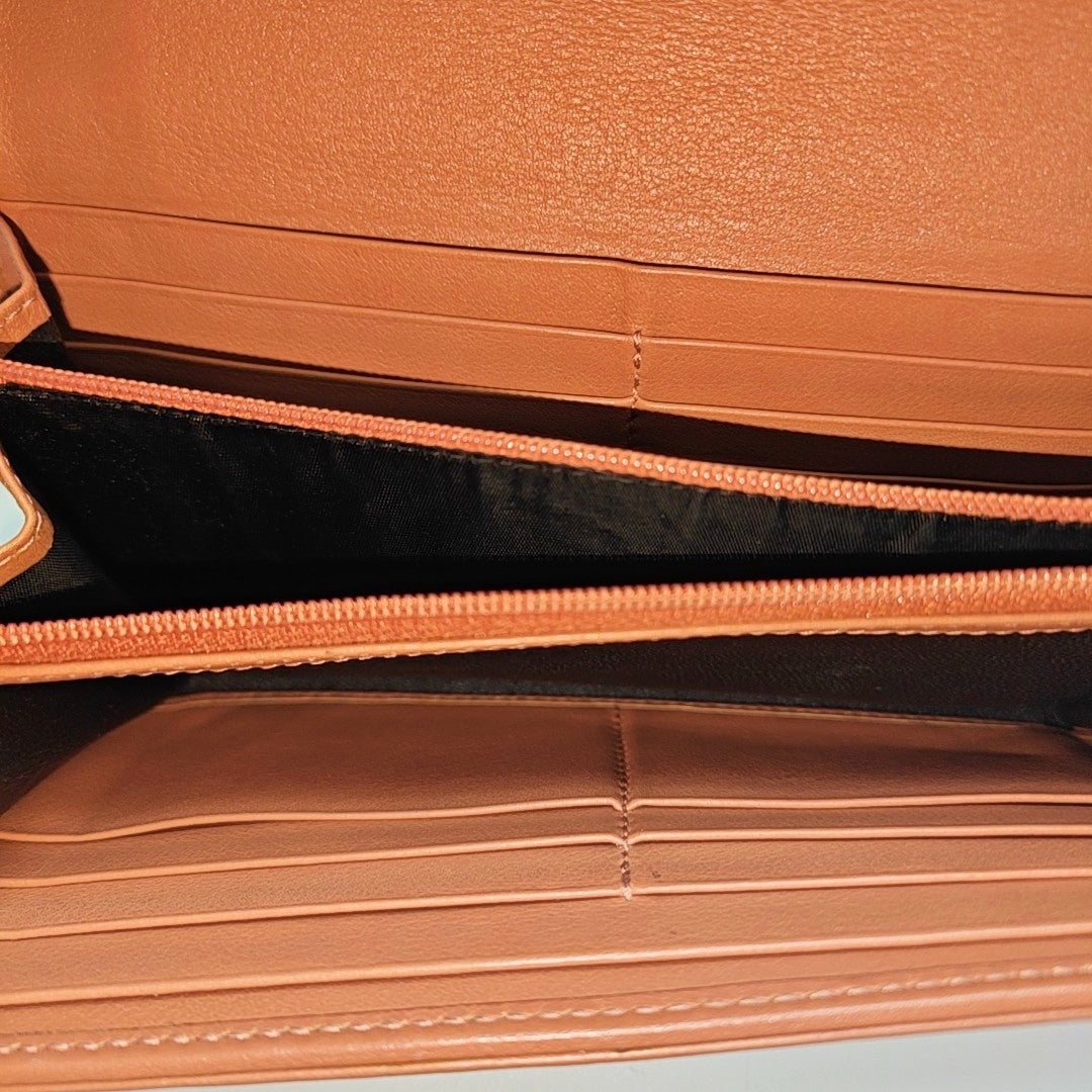 Monogram Canvas Wallet Brown